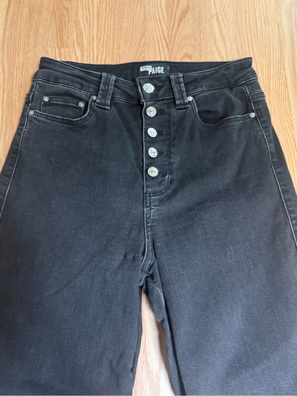 Paige Anessa High Rise Wide Leg Crop Jeans - Picture 7 of 9